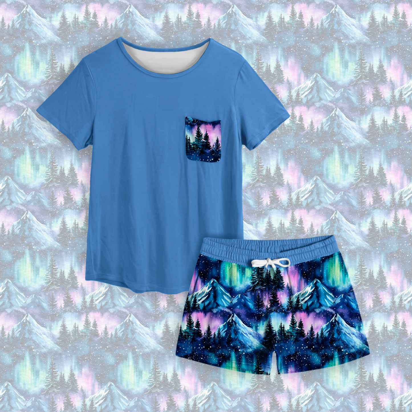 Presale| Northern Lights Mom Short Set