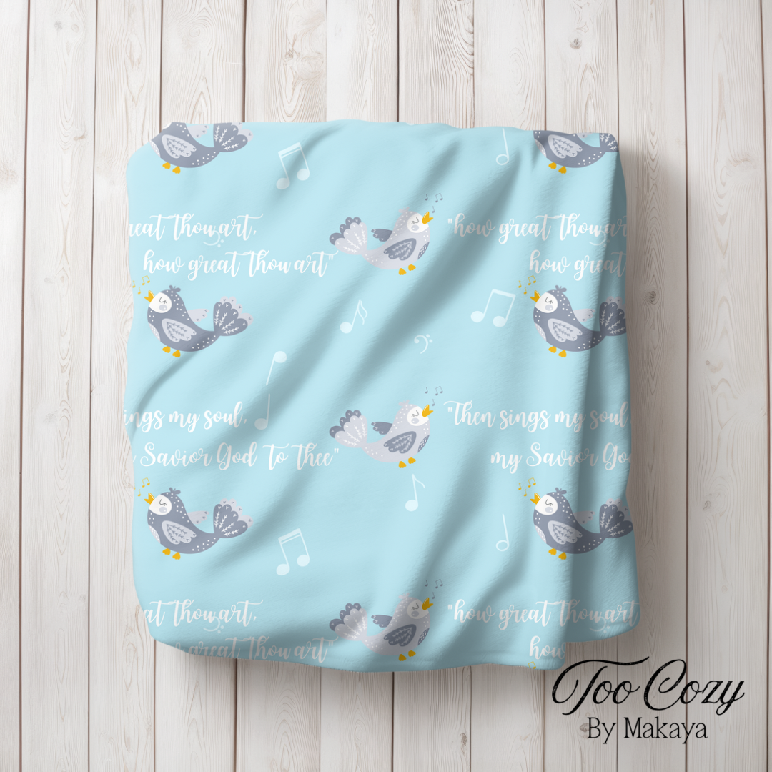 Doves Plush Blanket