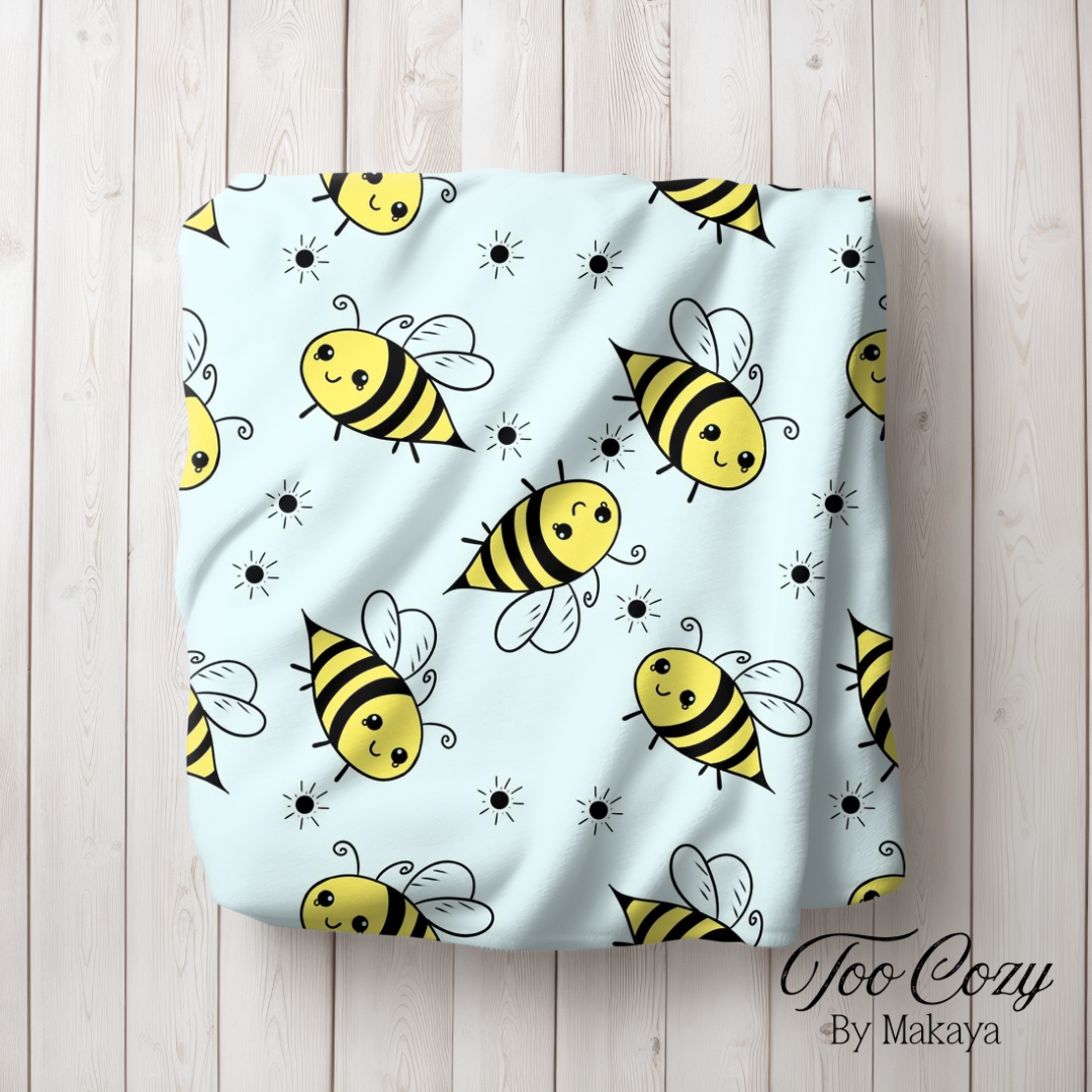 Bees Plush Blanket