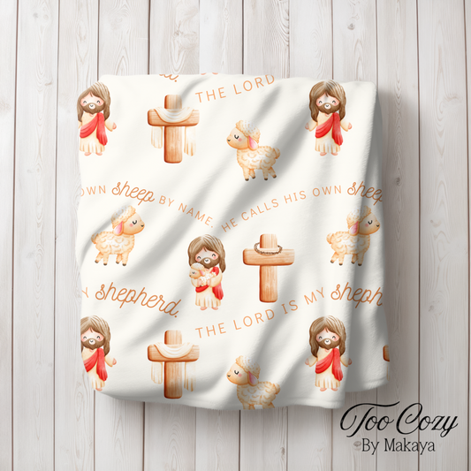 The Lord Is My Shepherd Plush Blanket